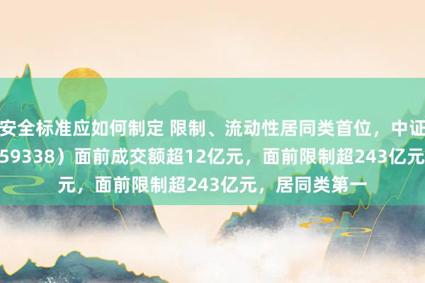 安全标准应如何制定 限制、流动性居同类首位，中证A500ETF（159338）面前成交额超12亿元，面前限制超243亿元，居同类第一