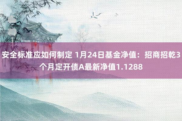 安全标准应如何制定 1月24日基金净值：招商招乾3个月定开债A最新净值1.1288