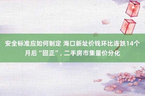 安全标准应如何制定 海口新址价钱环比连跌14个月后“回正”, 二手房市集量价分化